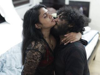 Vaishnavy super-hot wondrous  ebony net and crimson bikkini fuck-fest with Sharun Raj, Mallu duo super-hot fuck-fest in bikkini, Mallu duo culo gobble