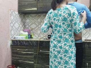 Magnificent Indian Step mummy vagina and culo romped stiff by Step sonny while he is in kitchen Hindi