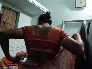 Telugu Andra aunty sorry wearing